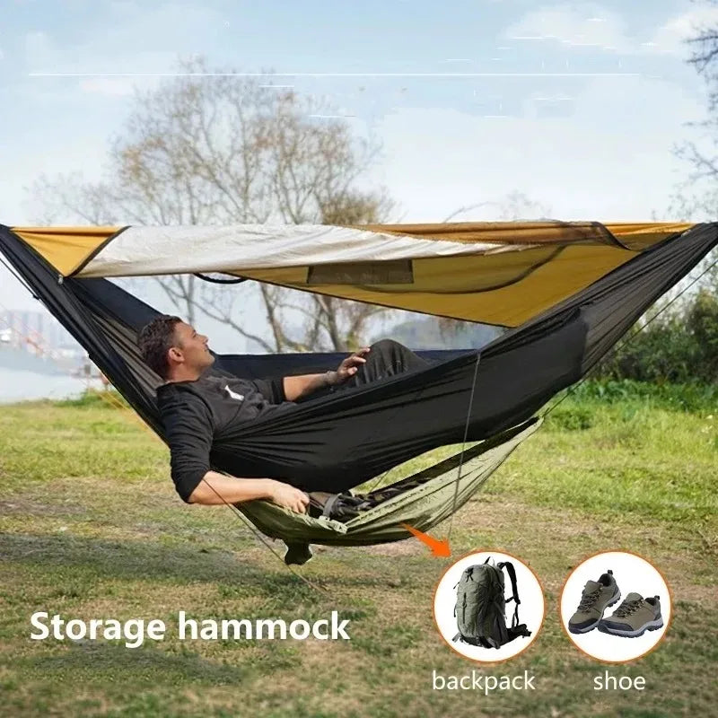 2025 new Outdoor Storage Small Hammocks For Portable Camping Travel Garden Nature Hike Clothes Shoes Equipment Small Hammock